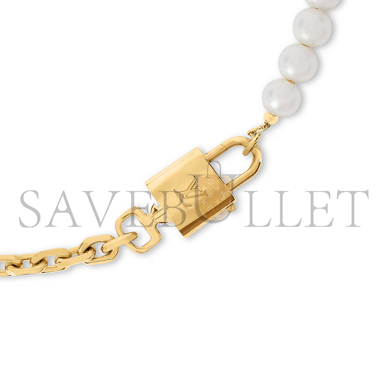 l0vis Vvtt0n pearlock necklace m02977
